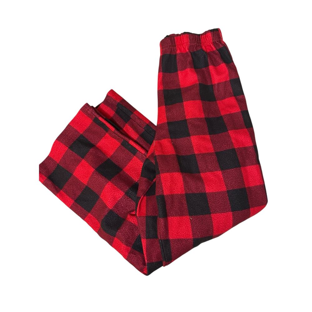 red and black Plaid pajama pants size 6-8